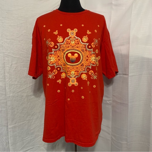 Mickey Unlimited Tops - Vintage Disney Mickey Unlimited T Shirt Red Mandela, GUC, No Size Tag- 1X/2X